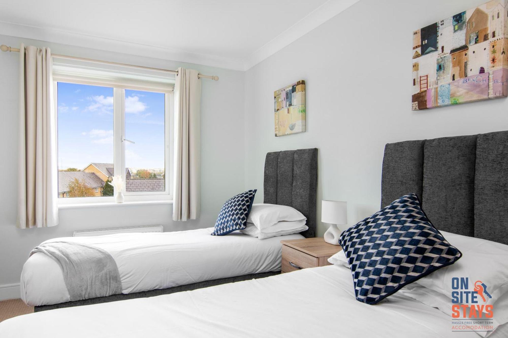 Onsitestays - Cosy 2-Bedroom Apartment With Free Parking, Wi-Fi & London Links Northfleet Exterior foto